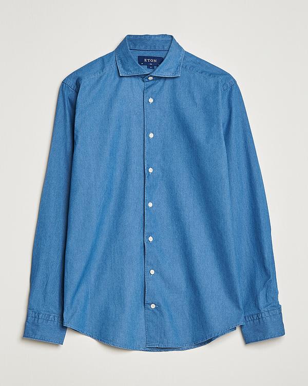 Blue denim shirt from Eton