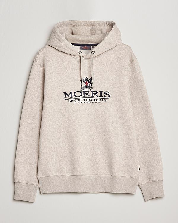 Print white hooded sweatshirt from Morris