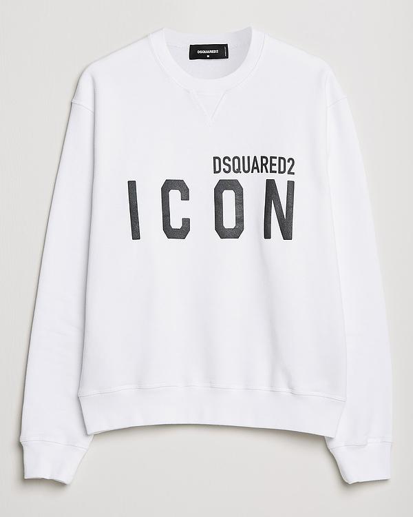 Print white sweatshirt from Dsquared2
