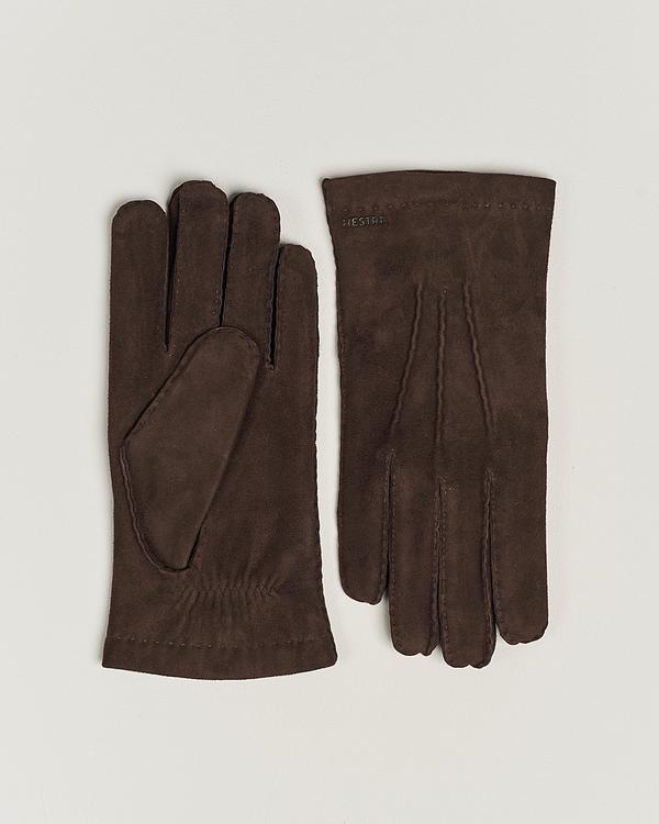 Dark brown gloves from Hestra