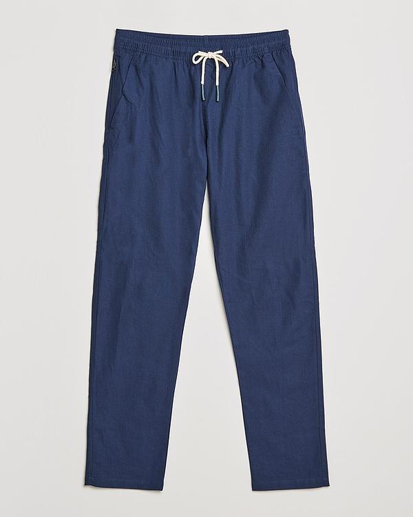Dark blue linen trousers from Oas