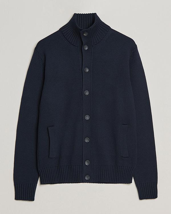 Black cardigan from Zanone