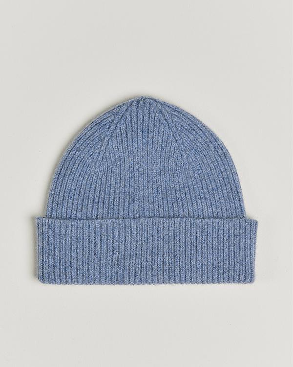 Blue beanie from Le Bonnet