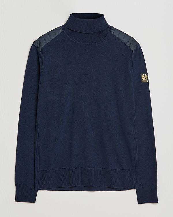 Dark blue turtleneck from Belstaff