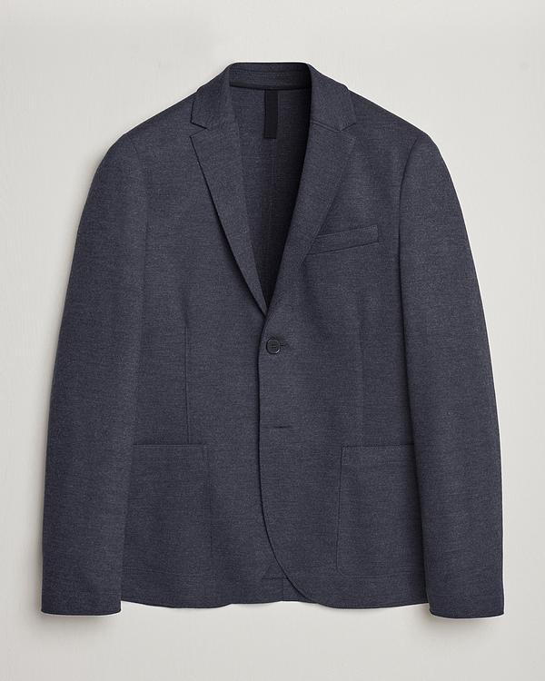 Dark grey blazer from Harris Wharf London