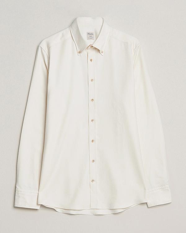 White flannel shirt from Stenströms