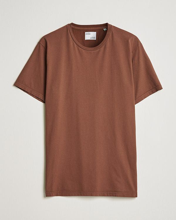Dark red t-shirt from Colorful Standard