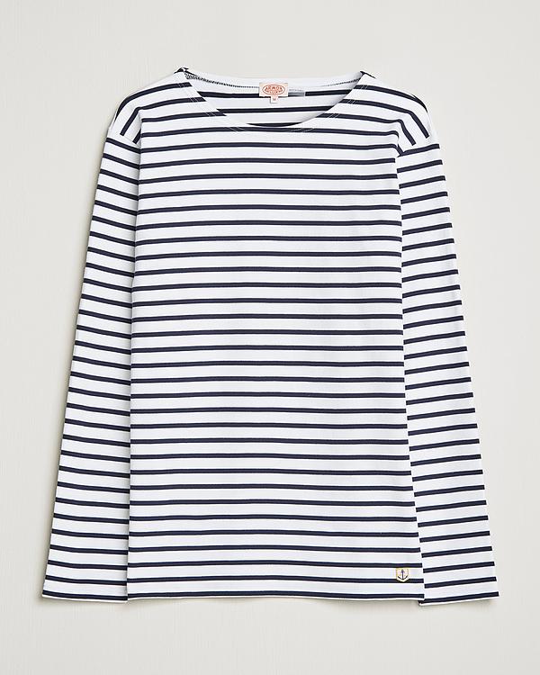 Striped white long sleeve t-shirt from Armor-lux