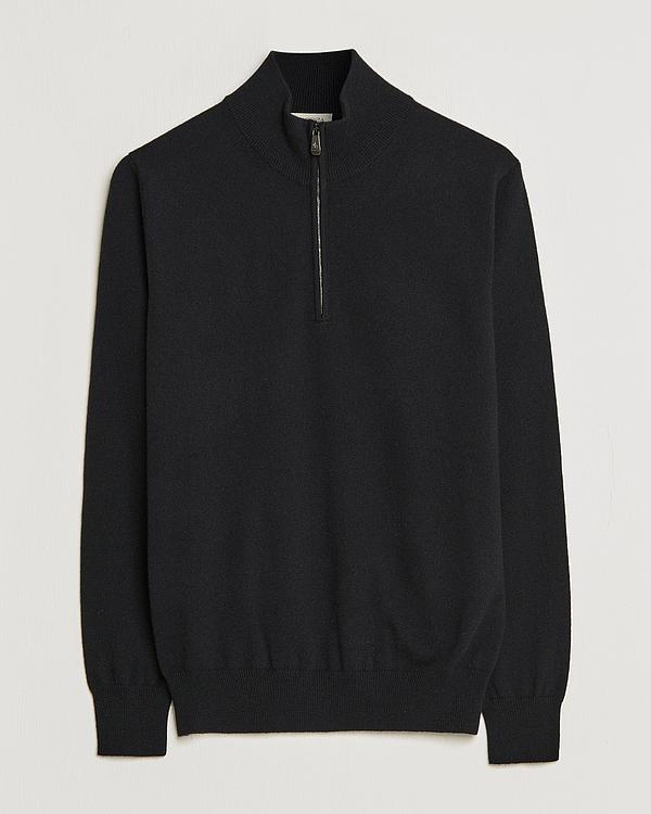 Black half-zip from Piacenza Cashmere