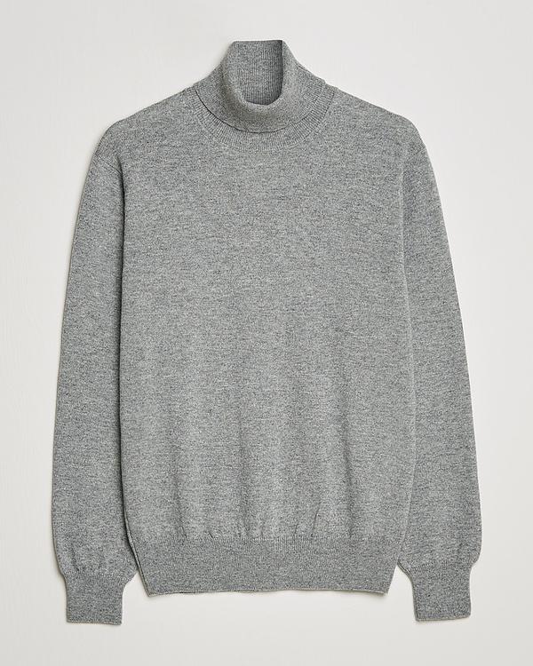 Grey turtleneck from Piacenza Cashmere
