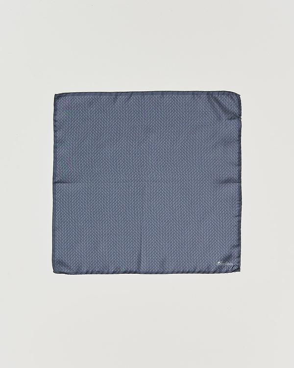 Dark grey pocket square from Stenströms