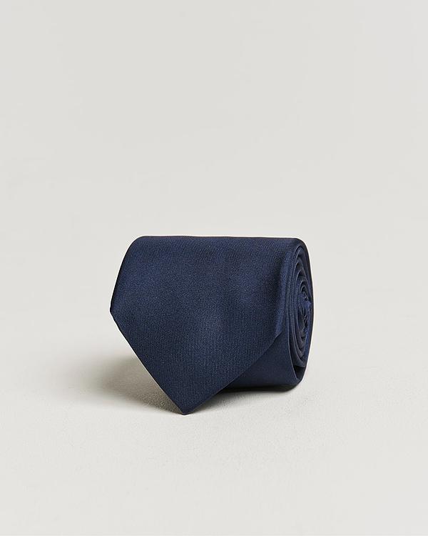 Dark blue tie from Stenströms