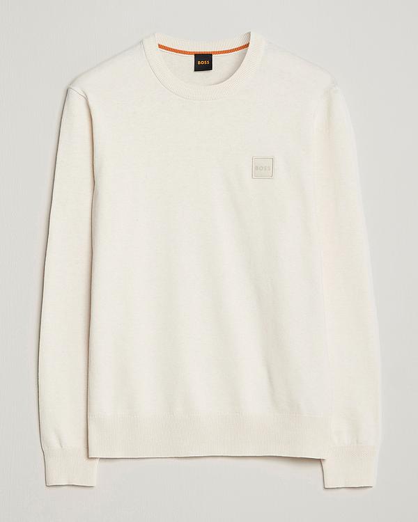 White sweater from Boss Orange