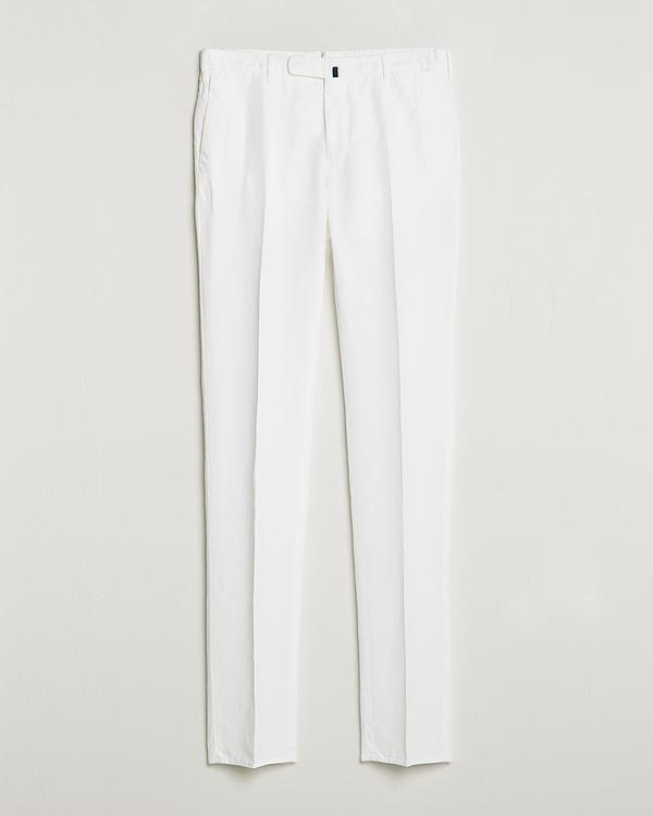 White linen trousers from Incotex