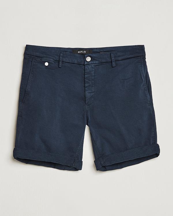 Dark grey chino shorts from Replay