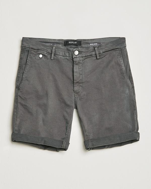 Grey chino shorts from Replay