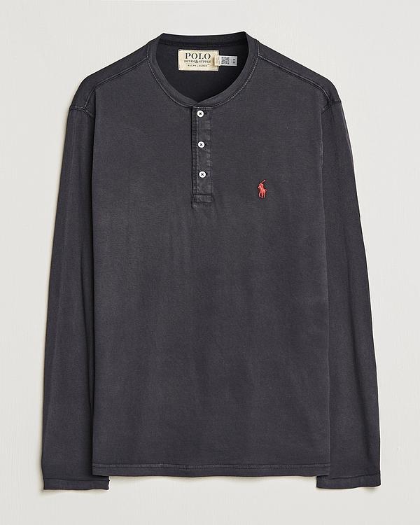 Dark grey henley shirt from Polo Ralph Lauren