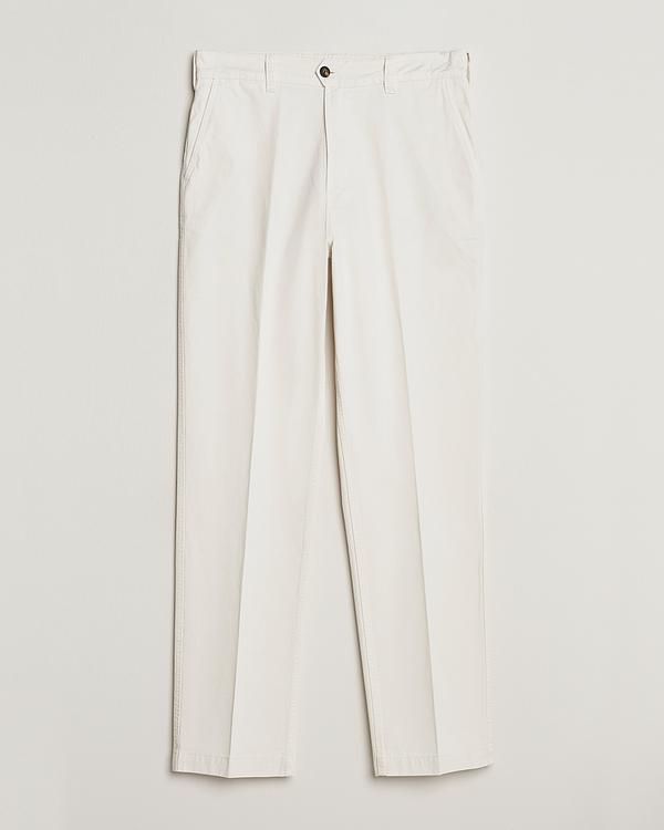 White chinos from Drake's