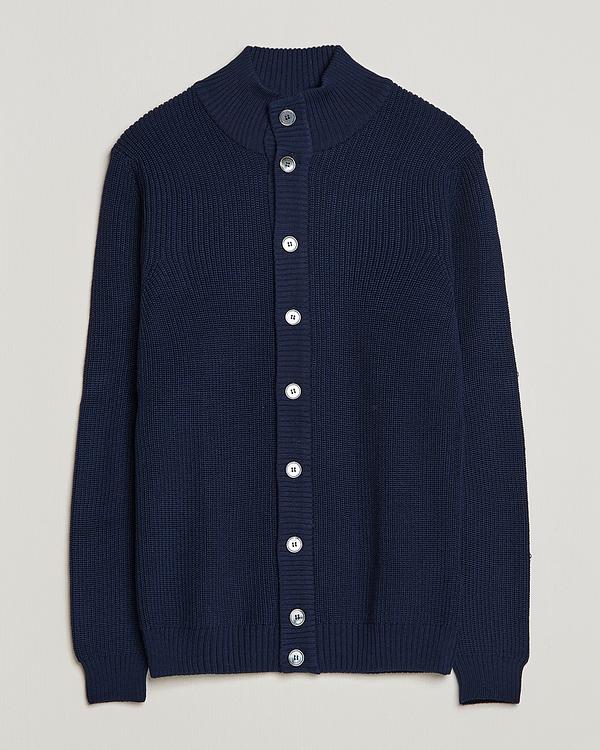 Dark blue cardigan from Stenströms