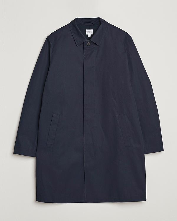 Dark grey coat from Sunspel