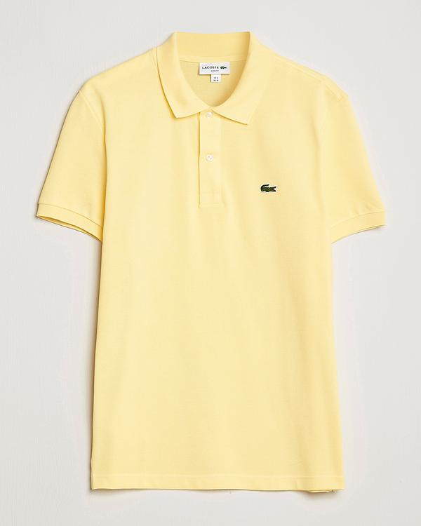 Beige short sleeve polo shirt from Lacoste