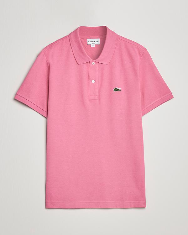 Pink short sleeve polo shirt from Lacoste