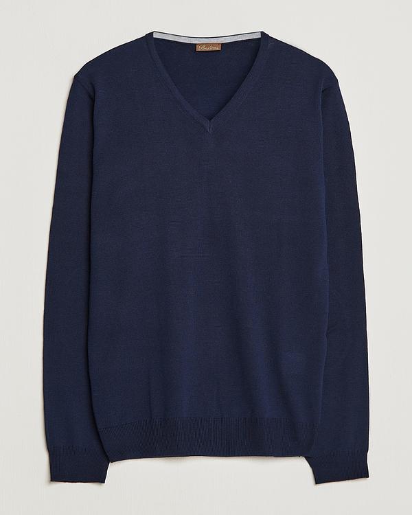Dark blue sweater from Stenströms