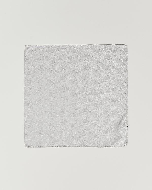 Grey pocket square from Amanda Christensen