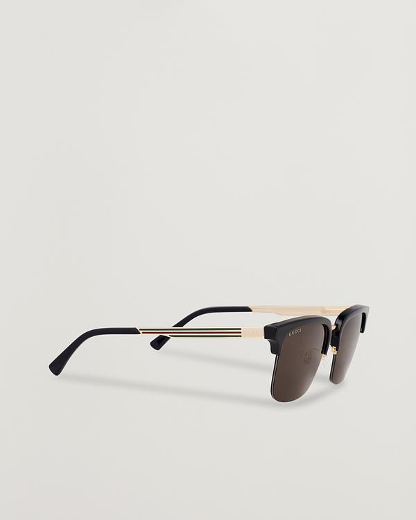 Dark brown d-frame sunglasses from Gucci