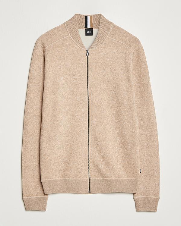 Beige full-zip from Boss Black