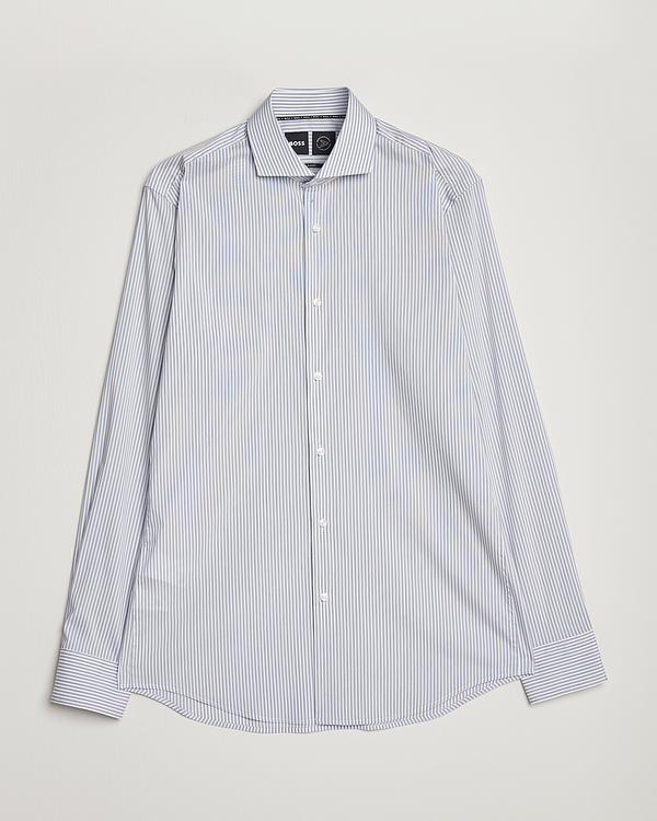 Striped white casual shirt from Boss Black