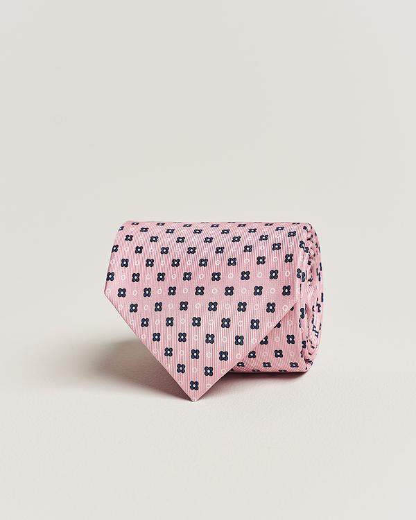 Dotted light pink tie from E. Marinella