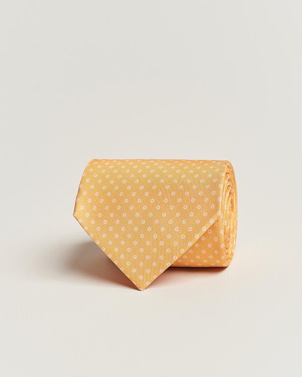 Dotted beige tie from E. Marinella