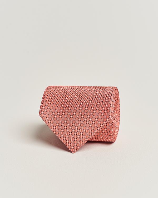 Dotted red tie from E. Marinella