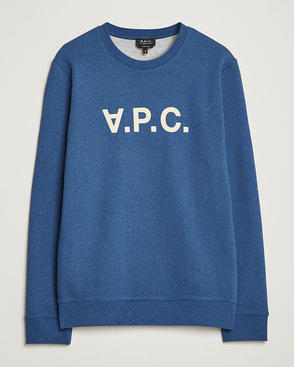 Print blue sweatshirt from A.P.C