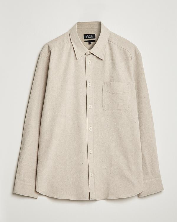Beige overshirt from A.P.C
