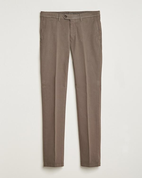 Taupe chinos from Canali