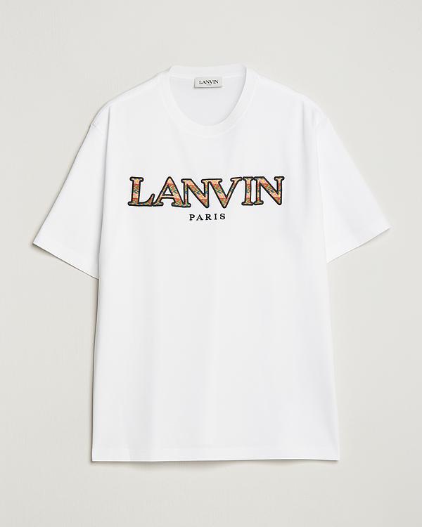 Print white t-shirt from Lanvin