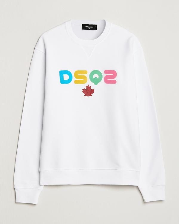 Print white sweatshirt from Dsquared2