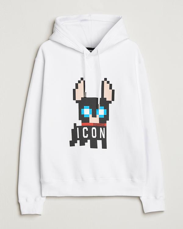 Print multicolor hooded sweatshirt from Dsquared2