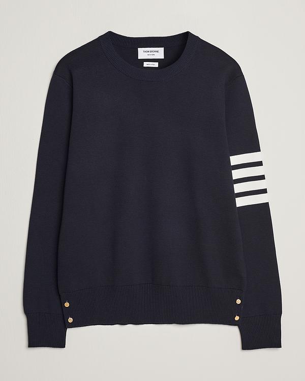Black sweater from Thom Browne