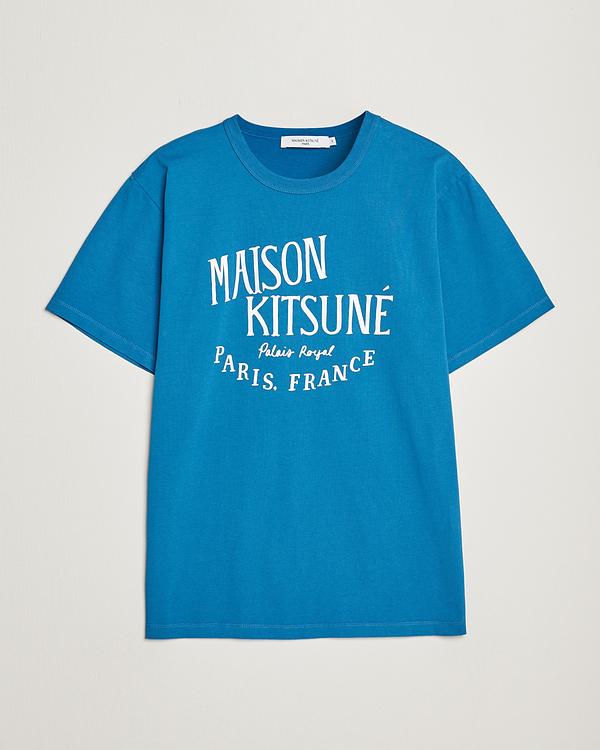 Print blue t-shirt from Maison Kitsuné