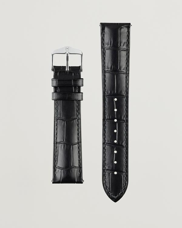 Black watch strap from Hirsch