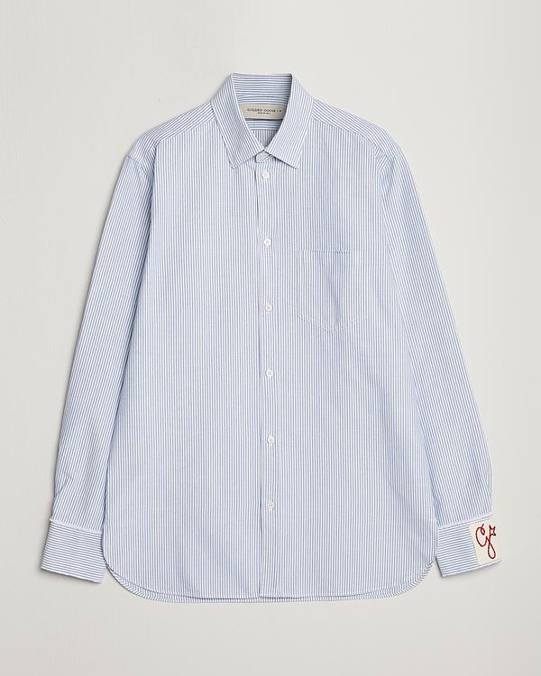 Striped white oxford shirt from Golden Goose Deluxe Brand