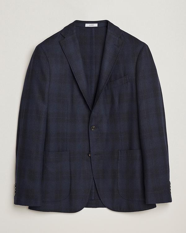Checkered black blazer from Boglioli
