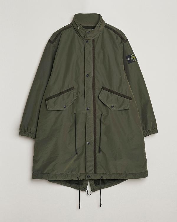 Dark green parka from Stone Island