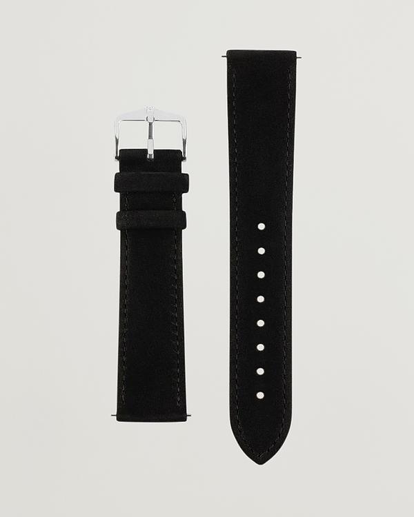 Black watch strap from Hirsch