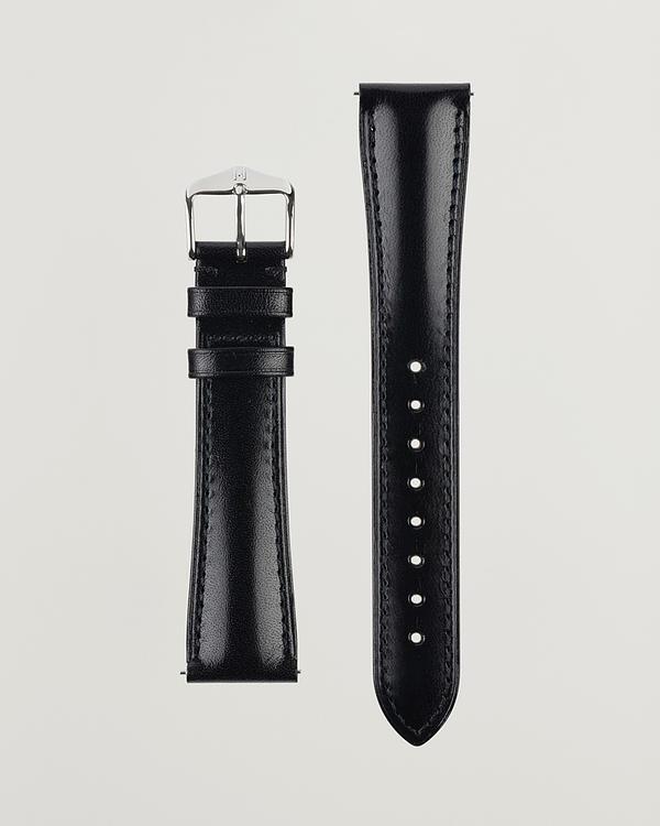 Black watch strap from Hirsch