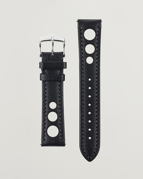 Black watch strap from Hirsch