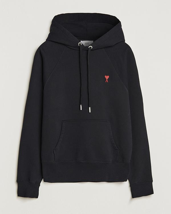 Black hooded sweatshirt from Ami